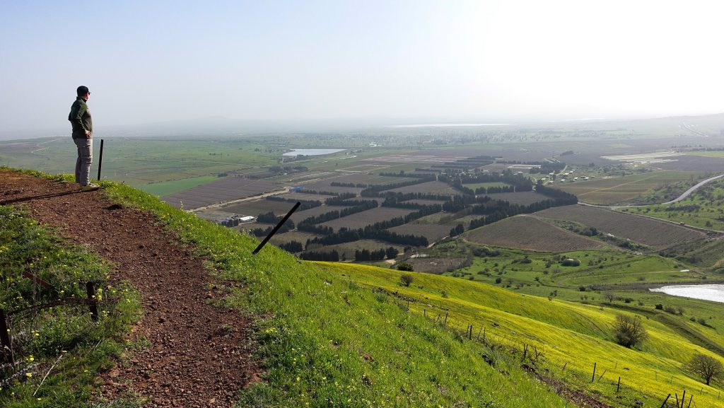 hiking in the Golan Heights